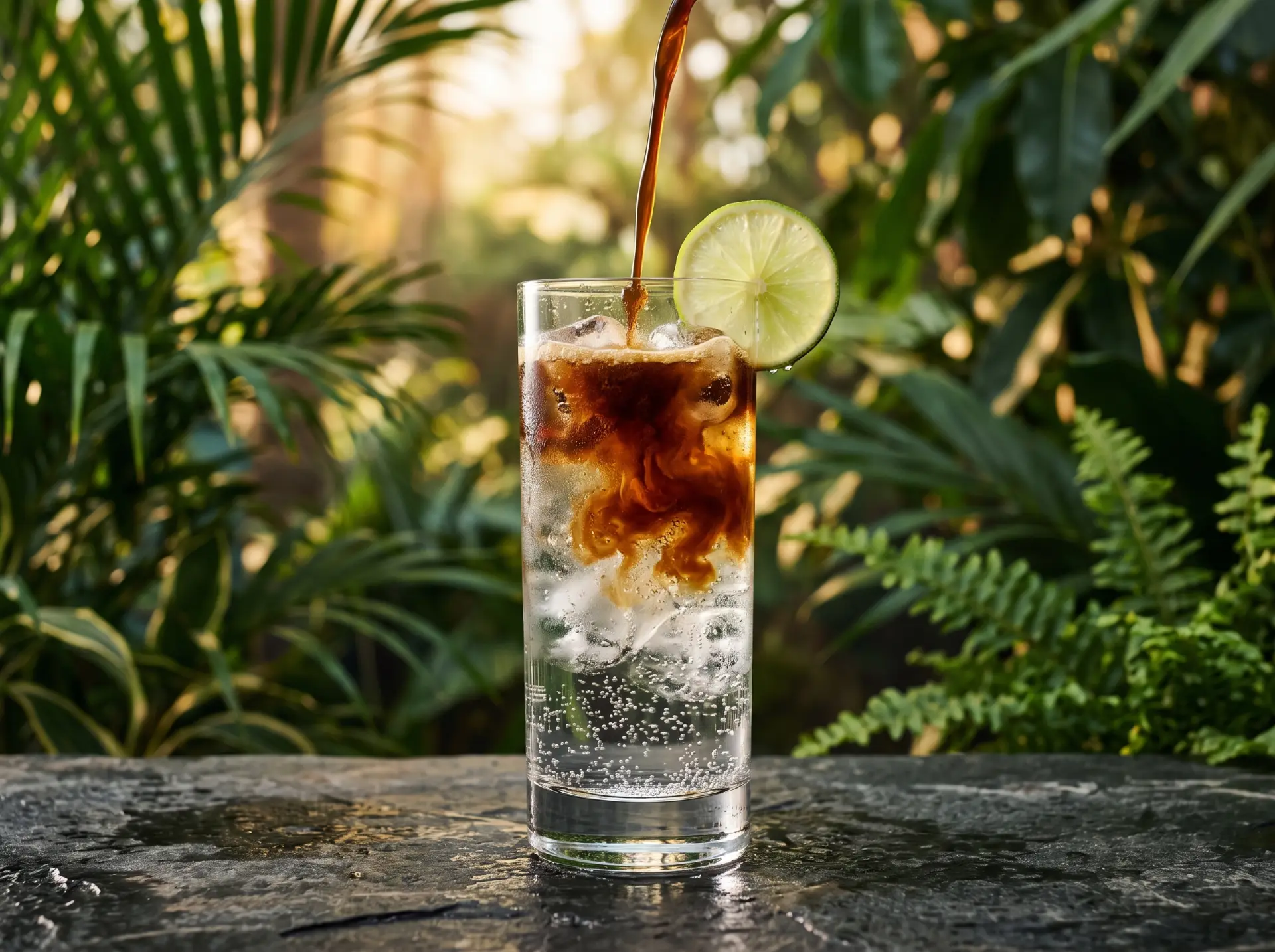 Amber Espresso Tonic