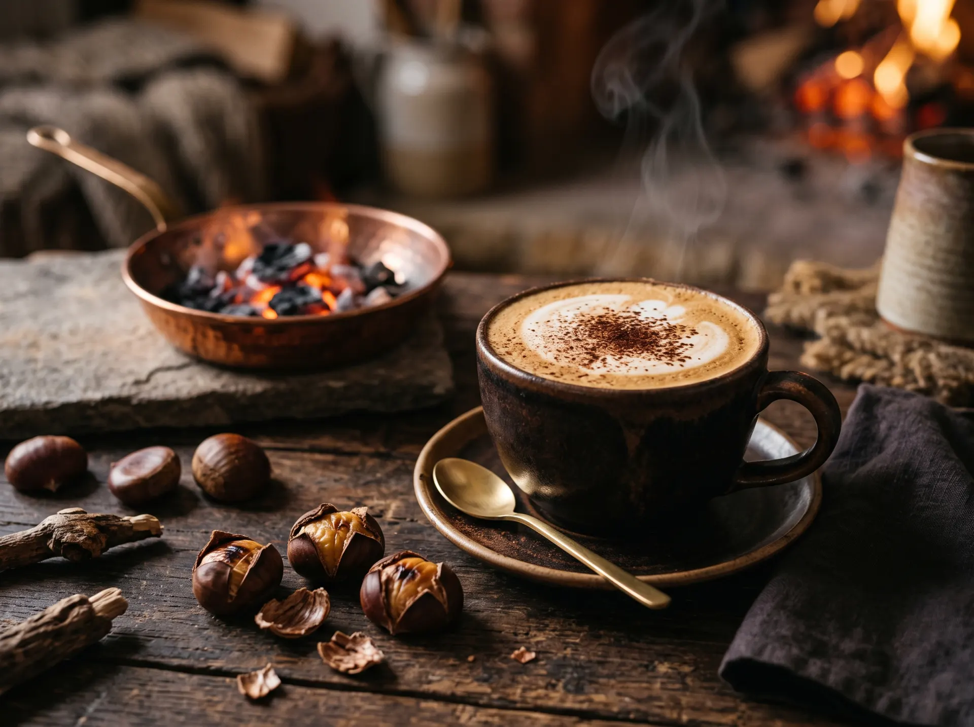 Maronen Latte