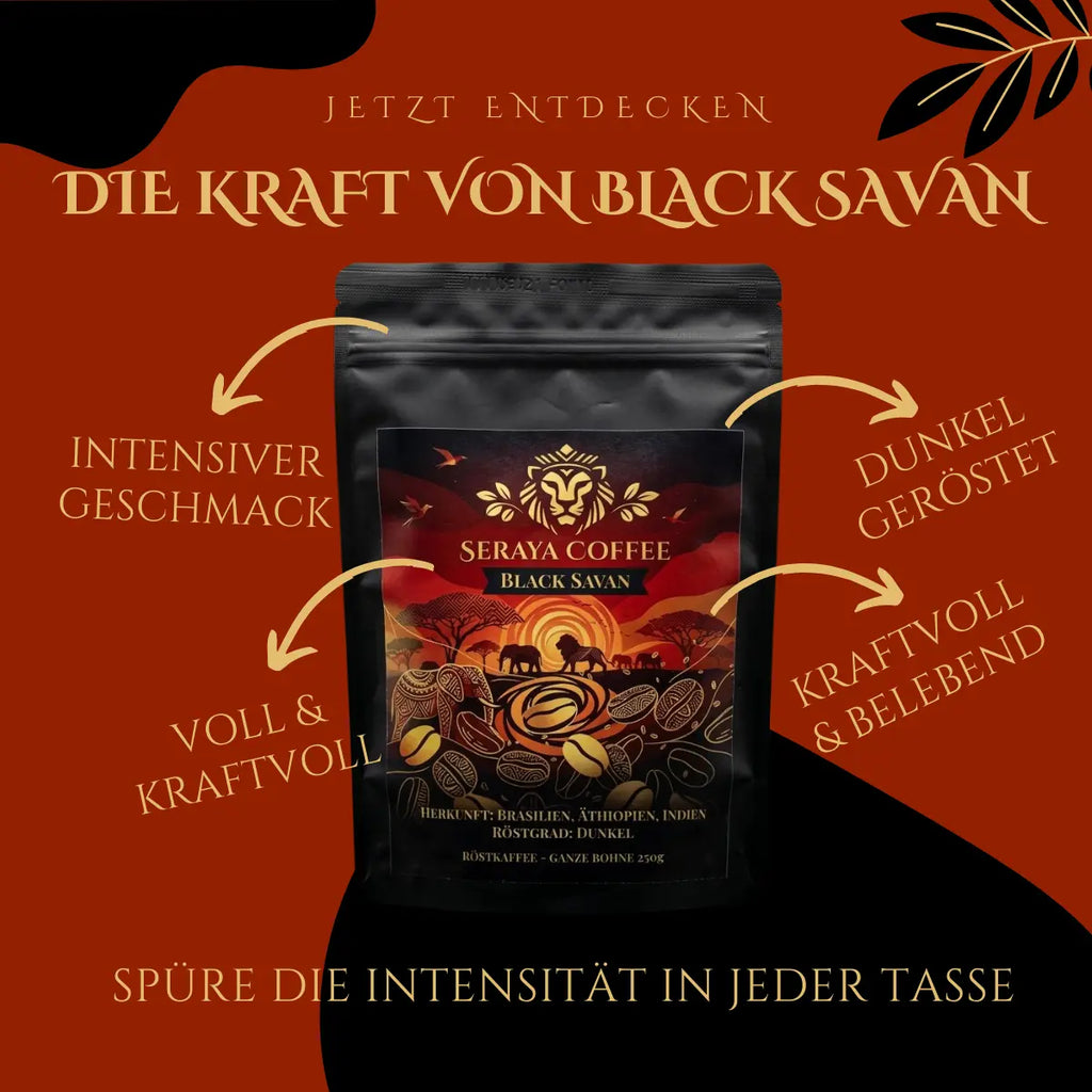 Black Savan Espresso – Dark Roast | 250g Ganze Bohne Seraya Coffee