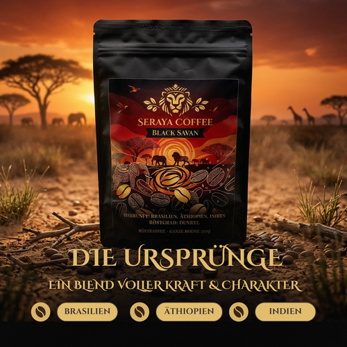Black Savan Espresso – Dark Roast | 250g Ganze Bohne